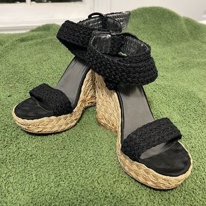 STUART WEITZMAN Wedge Espadrilles sandal size 8